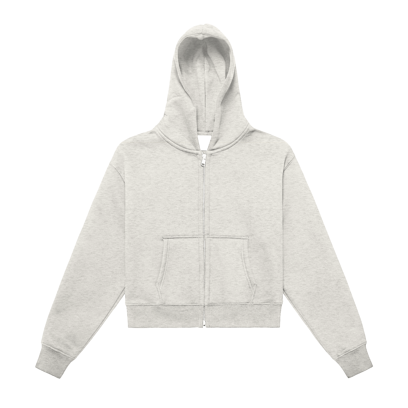 Women's Essential Cropped Zip-Up