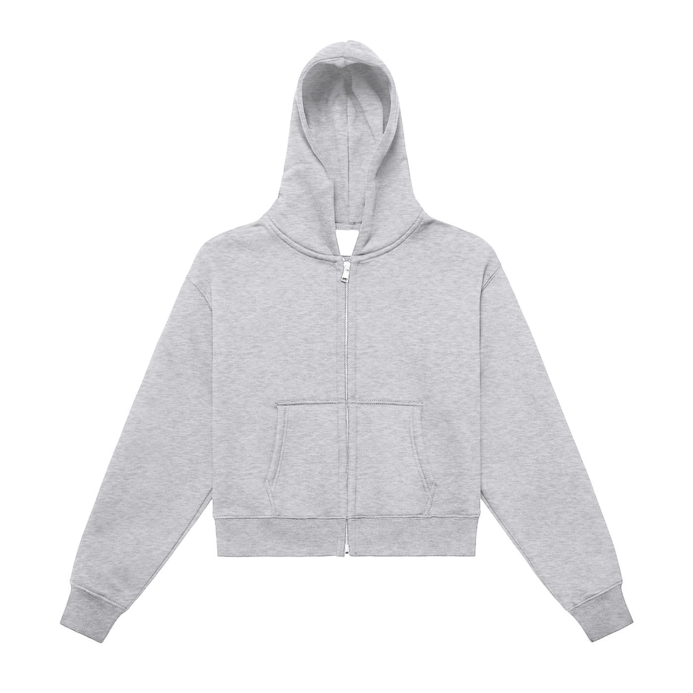 Women's Essential Cropped Zip-Up